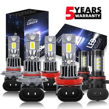 For Toyota 4Runner 2006-2009 6X LED Headlights Bulbs High Low Beam Fog Light Z8