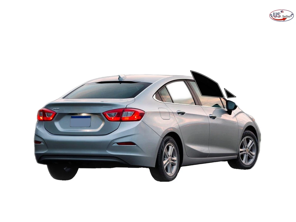 Kit de película de tinte de ventana de 2 capas precortada para Chevy Cruze 2016-2019 sedán Foto 2 de 4