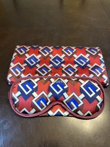 Masque de sommeil Gucci géométrique logo G accessoires de voyage neuf