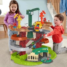 Image of Thomas & Friends Track Set Trains & Cranes Super Tower Christmas Gift Toy
