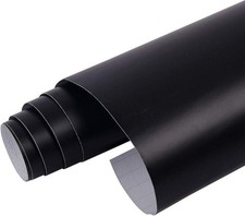 Matte Black Sticky Back Plastic Self Adhesive Vinyl Film Roll Sheet