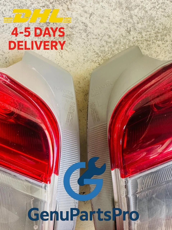 Toyota Yaris Vitz 2010–2016 Hatchback OEM JDM LED Tail Light Pair – LEFT & RIGHT - Image 2 of 4
