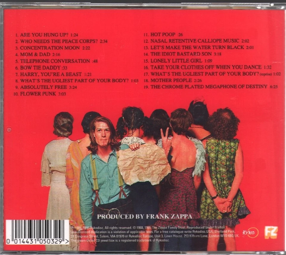 Frank Zappa and the Mothers of Invention We're Only In It For the Money CD - Bild 2 von 2