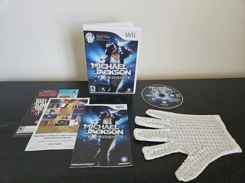 Michael Jackson The Experience Nintendo Wii (2010) Tested - CIB With Glove
