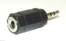 3.5mm Female to 2.5mm Male Adapter - Stereo Audio Cell Phone mp3 Players More