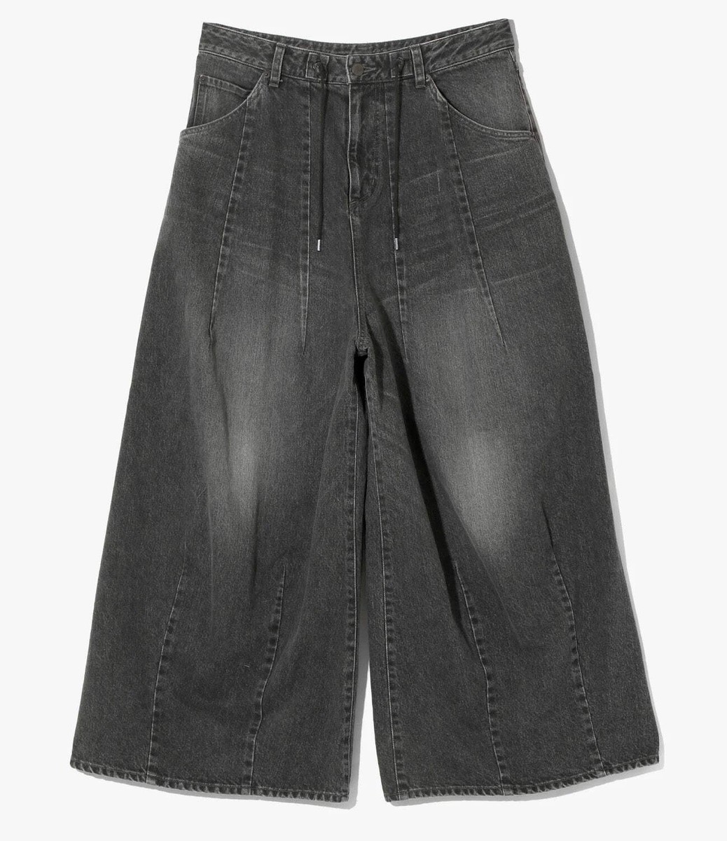 Needles H.D. BUGGY JEAN 12OZ DENIM PANT - Black | eBay
