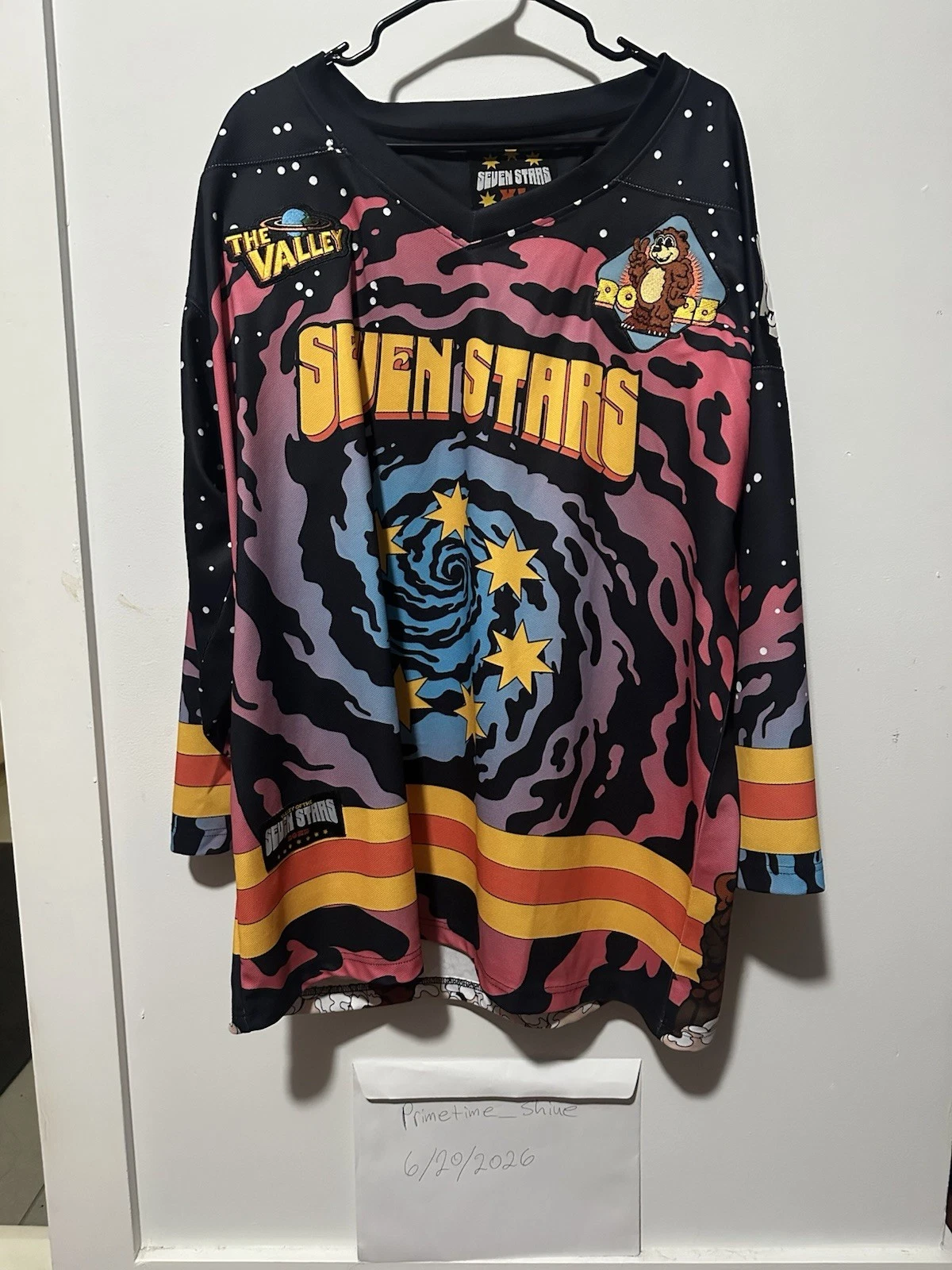 Seven Stars Galaxy Swirl Hockey Jersey