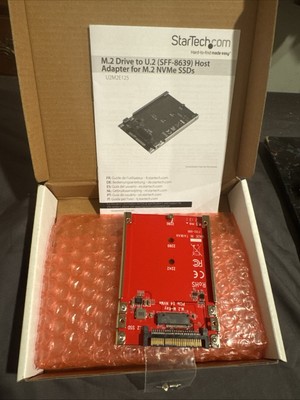 StarTech.com M.2. PCI-e NVMe to U.2 (SFF-8639) Adapter NEW