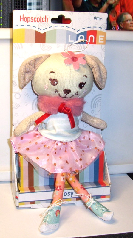 HOPSCOTCH LANE ROSY STUFFED DOLL FAVORITE SPORT SOCCER JULY 9 BIRTHDAY NEW MIB
