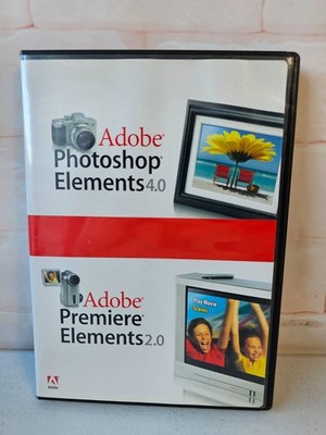 Adobe Photoshop Elements 4.0 & Adobe Premiere 2.0 Brand New Sealed
