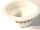 Vintage Pyrex Butterfly Gold Round Butter Dish Tub No Lid 1970's