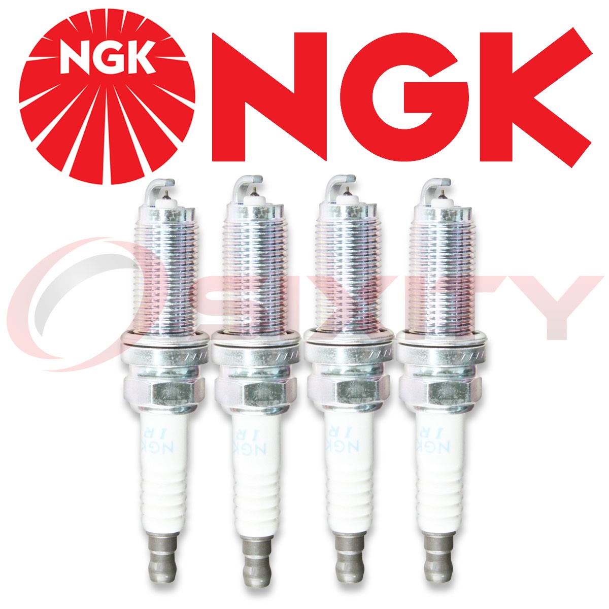 4 PCS NGK Laser Iridium Resistor Performance Power Spark Plugs LZFR6AI # 3656