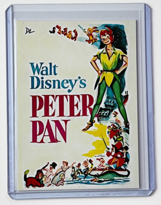 Peter Pan Limited Edition Artist Signed  Disney Classic  Retro Trading Card 6/10