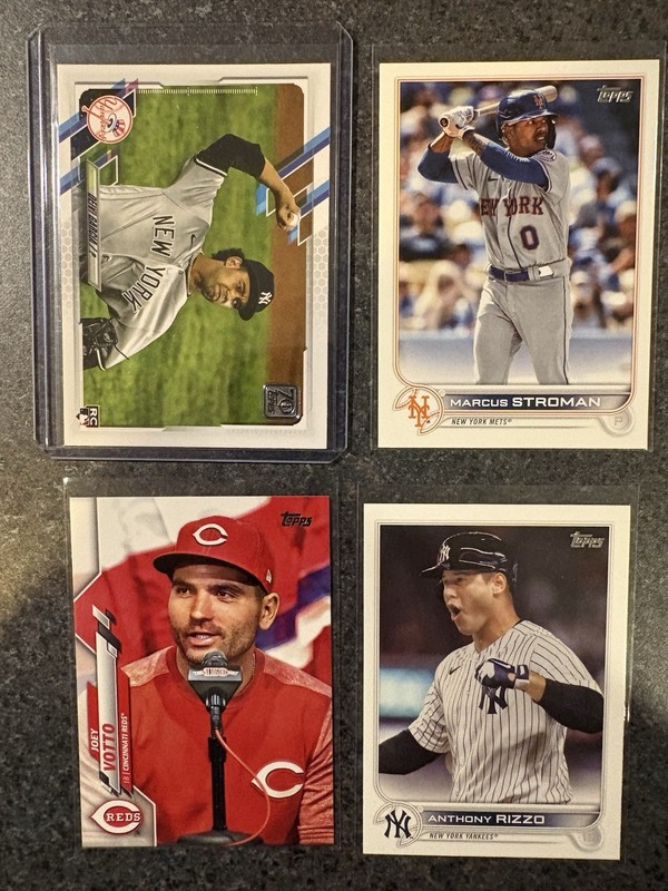 Topps Baseball Short Prints- 4 Card Lot - Joey Votto, Anthony Rizzo