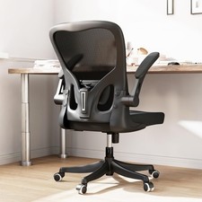 Office Chair Ergonomic Desk Chair with Lumbar Support Headrest Flip-up Arms H...