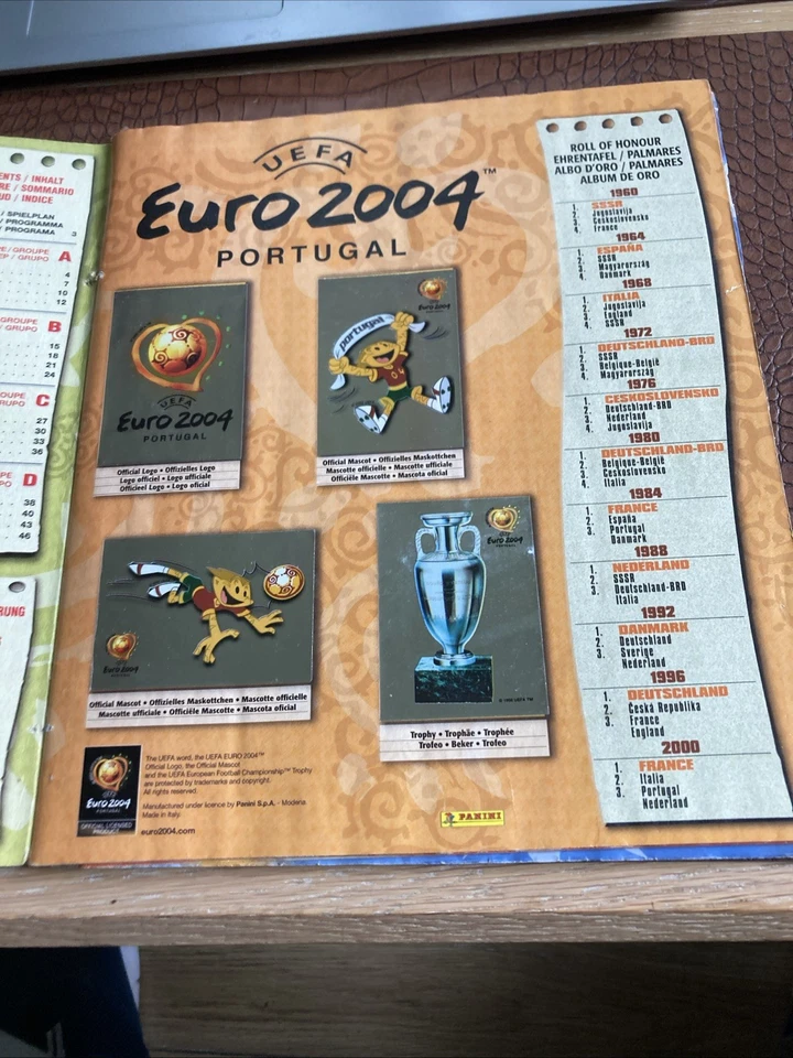 ALBUM COMPLET PANINI Euro 2004 Portugal Football Édition Belge No  World Cup - Photo 3/4