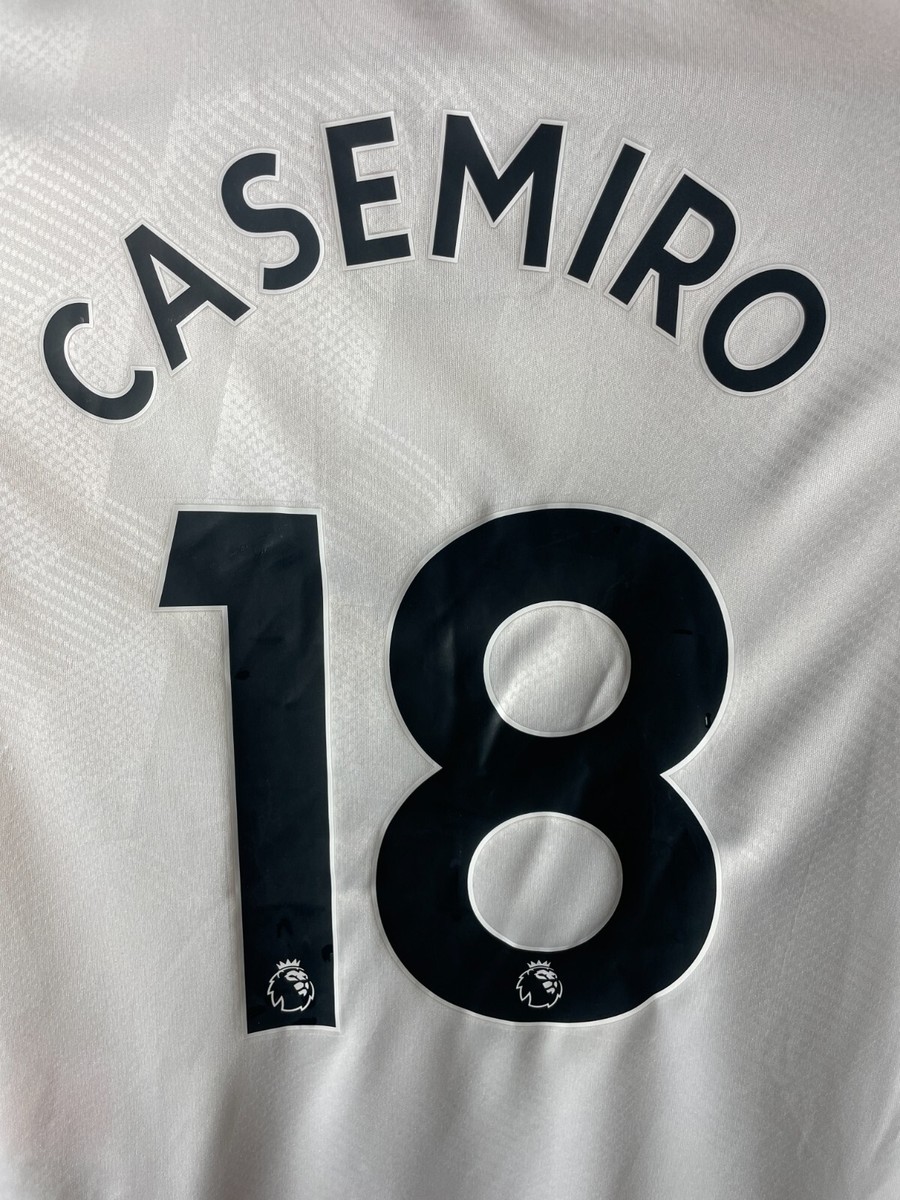 CASEMIRO #18 MANCHESTER UNITED JERSEY AWAY FOOTBALL SOCCER