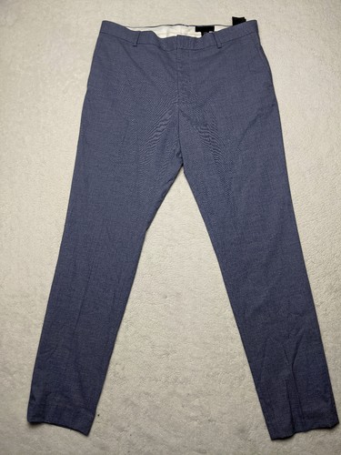 H&M Skinny Fit Mens Suit Gray Blue Blazer 42R Pants 36x30 - Picture 16 of 23