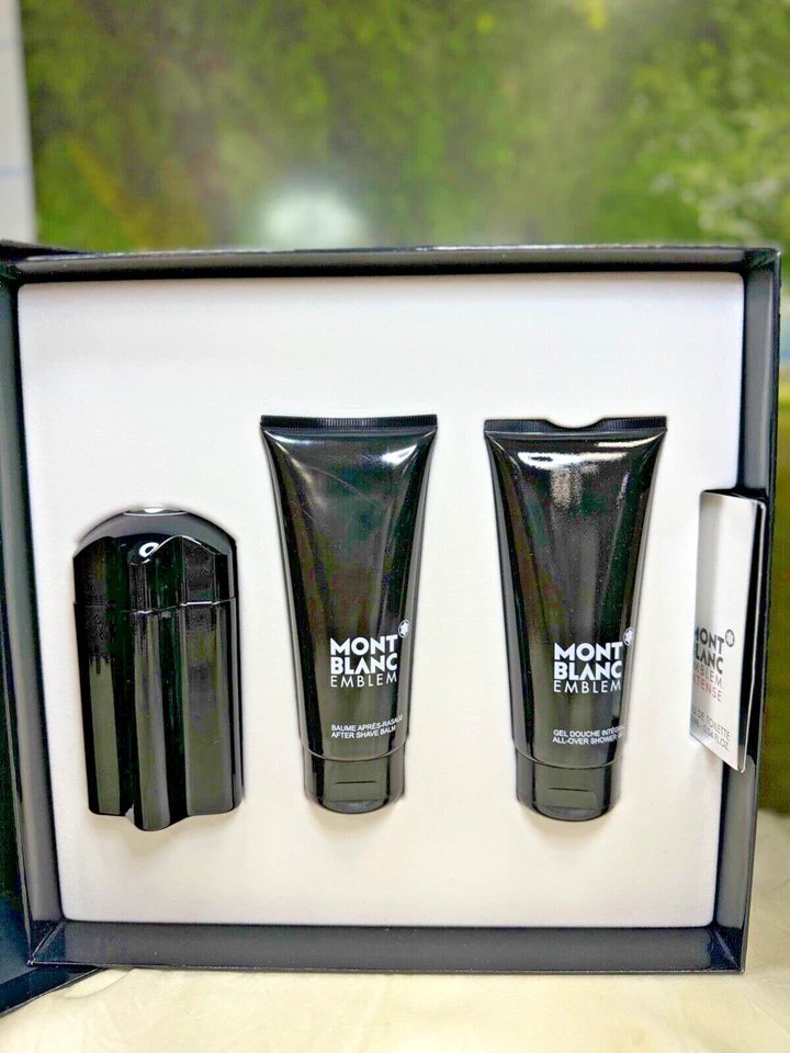 EMBLEMA DE MONTBLANC 100 ML EDT SPRAY, 100 ML BÁLSAMO PARA DESPUÉS DEL AFEITADO, 100 ML GEL DE DUCHA Foto 2 de 4