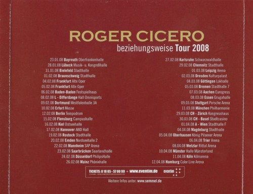 Beziehungsweise Roger Cicero 2007 CD Top-quality Free UK shipping - Picture 6 of 12