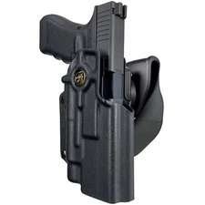 OWB Quick Release Paddle Holster fits Glock 17, 22, 44, 45 w/ TLR-1 HL