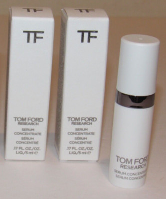 2 Tom Ford Research Serum Concentrate .17 Oz Each 0.34 TOTAL Is 1/2 Of Full Size