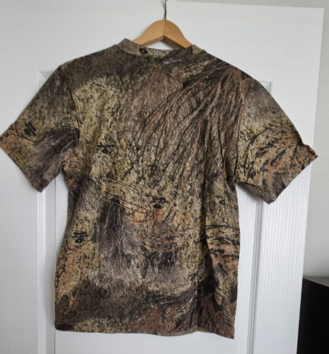 T-shirt mimetica manica corta uomo mimetica ZONA CACCIA cotone taglia MEDIA - Foto 2 di 11