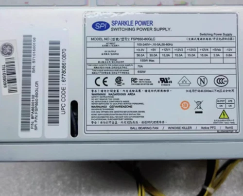 1 Stück FSP FSP650-80GLC FSP65080GLC Netzteil 650 W Neu Expressversand - Bild 3 von 4