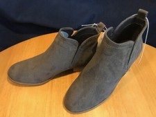 crissy laser cut heeled ankle booties