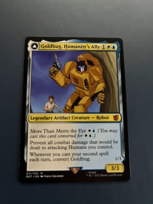 1x GOLDBUG, VERBÜNDETER DER MENSCHHEIT - Transformers - MTG - Magic the Gathering