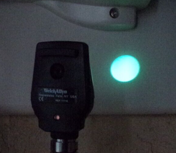 Welch Allyn 767 Integrated Wall Diagnostic Set Otoscope Ophthalmoscope