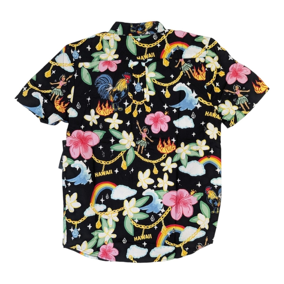 韓国*UMBRO■Tropical Oasis Dolphin Fresh Short Sleeve Volcom Mens Small Drew Toonz Classic Fit Short Sleeve Button