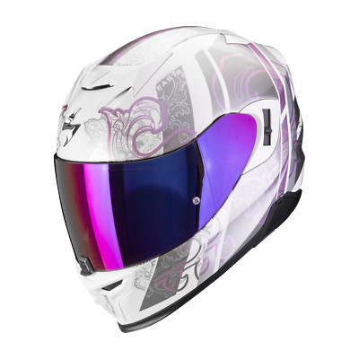 Helm Scorpion EXO-520 Evo Luft Fasta Weiß Violett 2024