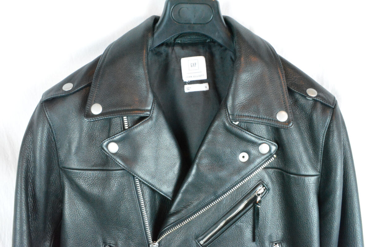 John Elliott Leather Rider Motorcycle Jacket Coat Small John Elliott Leather Rider Motorcycle Jacket Coat Small