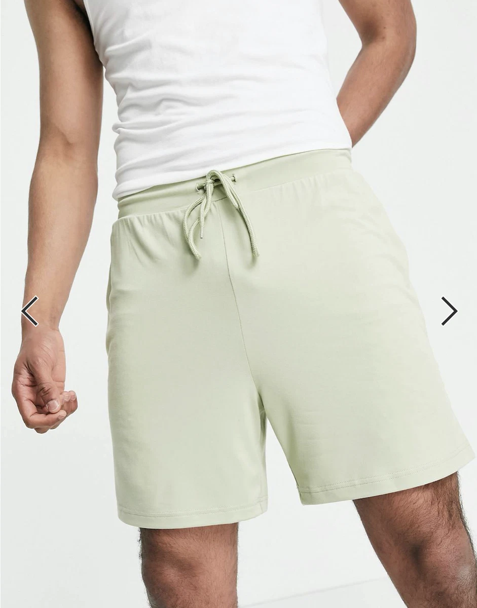 Loungeable Lounge Jersey Shorts Pistachio Green