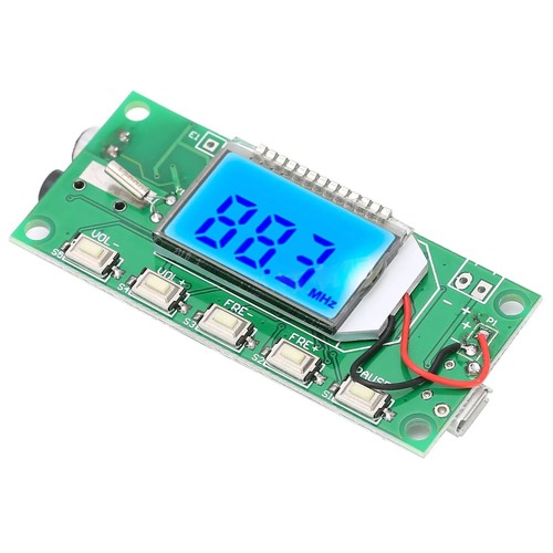 FM Radio Transmitter Module PCB Board W/LCD Display Support Customized Settings - Photo 3/13