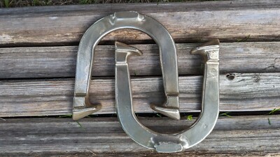 New Old Stock Vanderburg Brass King Horseshoes Polished