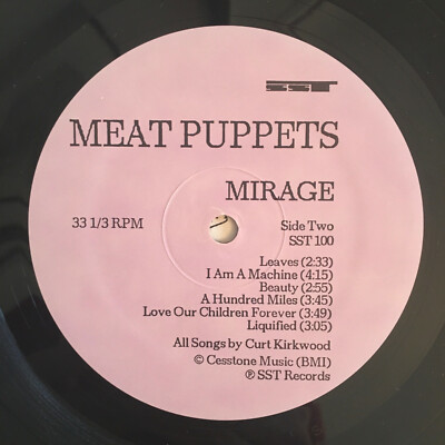 MEAT PUPPETS Mirage 1987 US VINYL LP 1st Pressing SST100