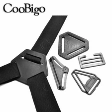 3 way Adjustable slider buckle dress buckle backpack Pad strap Webbing Parts 