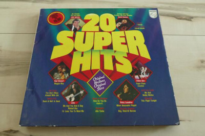 VA Sampler - 20 Super Hits - Original Stars - Pop Rock 70s - Album Vinyl LP