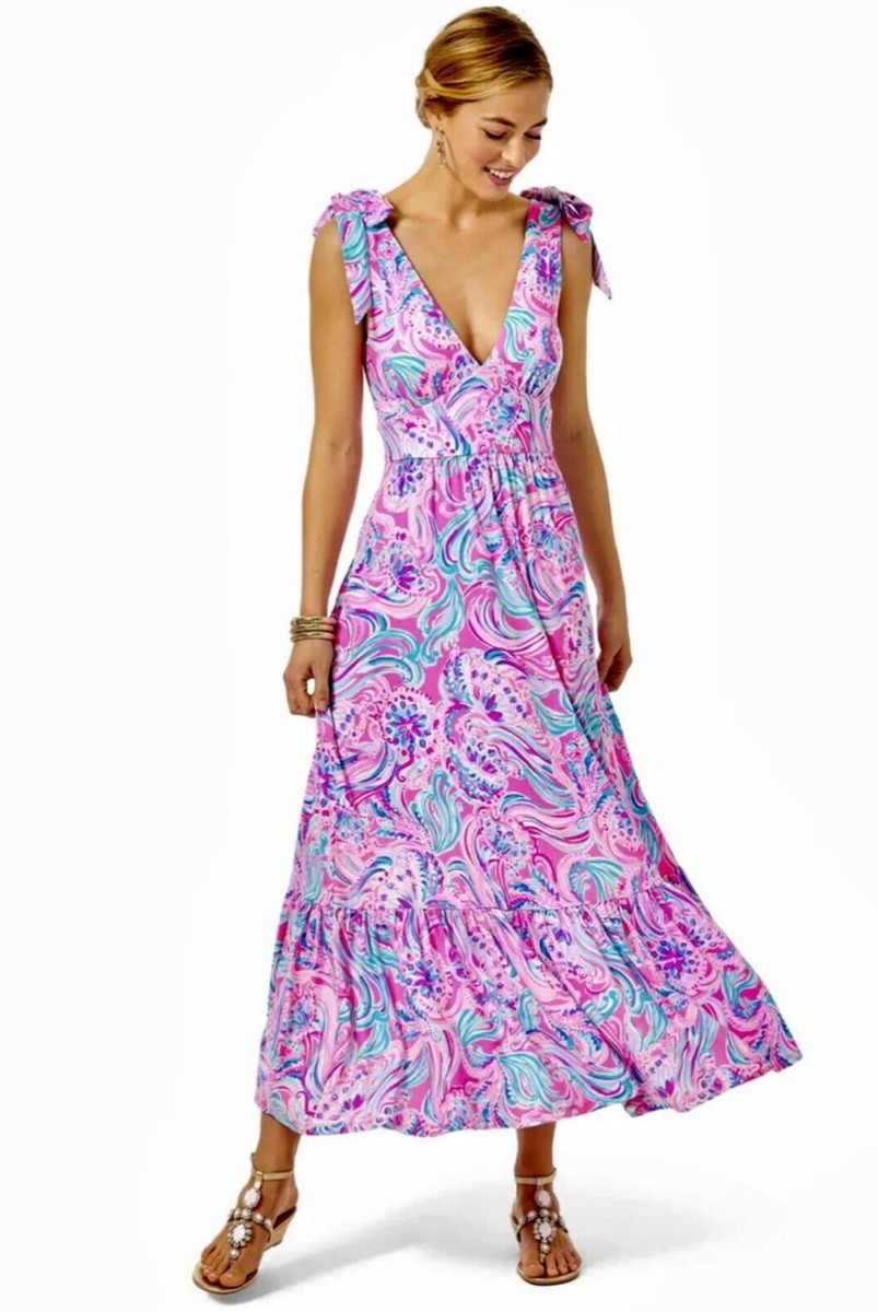 Lilly Pulitzer NWT Maxine Dress Midi Dress  Don't Be Jelly Size 10,12 |  eBay