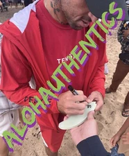 BILLY KEMPER SIGNED SURF FIN BIG WAVE CHAMPION PIPELINE HAWAII