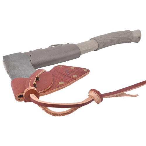 Full Grain Leather Axe Sheath Cover Blade Hatchet Head Holder Covers - Foto 11 di 64