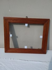 CORNICE IN LARICE CON VETRO PRIMA META' DEL '900