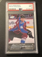 2015-16 Upper Deck Young Guns Mikko Rantanen #206 PSA 9 MINT Rookie RC