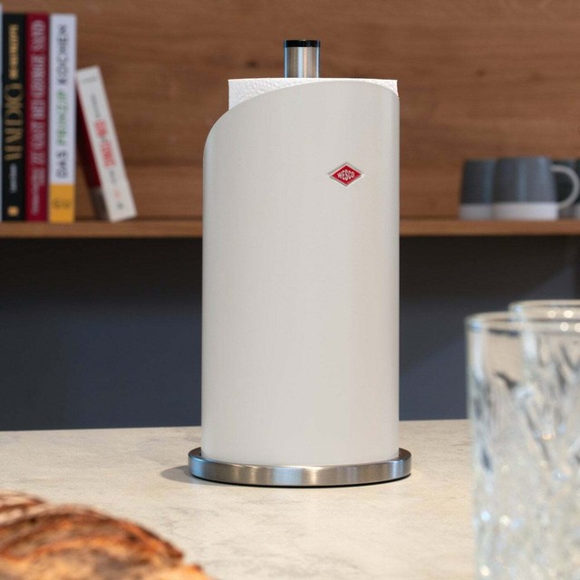 Wesco Paper Towel Holder Sand Matte For Kitchen Roll Or Toilet