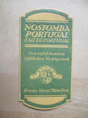 (8236) Reklamemarke - Nostomba Eau de Portugal, Bruno Storp, München