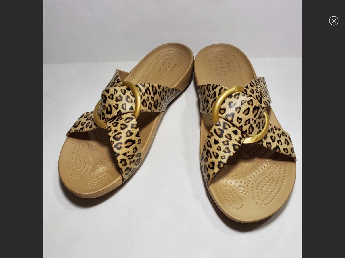 Crocs serena cross band slide sale