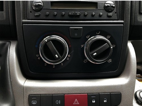 For Citroen Jumper Relay Polished aluminium Chrome heater surrounds rings 2 pcs - Picture 7 of 9
