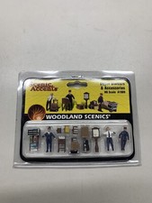Woodland Scenics Depot Workers Accessories HO Train Figures A1909 1:87